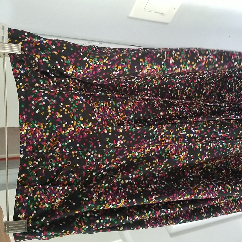 Sparkle & Fade super wide leg starry silky pants
